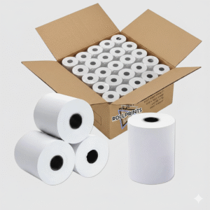 Rollos Térmicos 57x37 Caja de 100 Unidades | Papel POS y Datáfono en Panamá