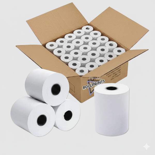 Rollos Térmicos 57x37 Caja de 100 Unidades | Papel POS y Datáfono en Panamá