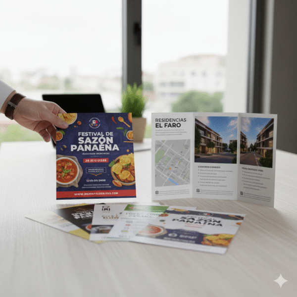 Volantes, Flyers y Trípticos – Material Publicitario para Promociones