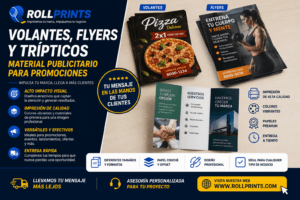 Volantes, Flyers y Trípticos – Material Publicitario para Promociones