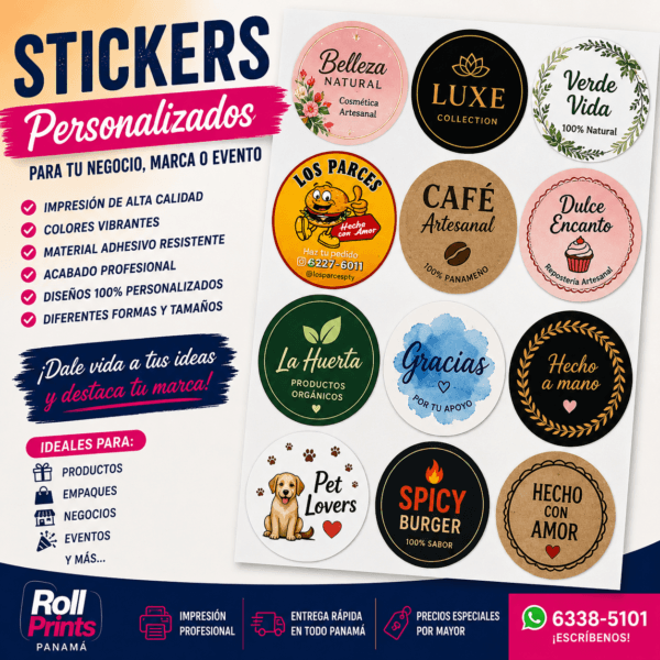 Stickers Panamá | Stickers Personalizados y Etiquetas Adhesivas