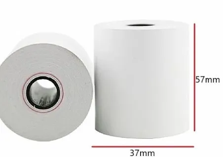 Rollos Térmicos 57x37 Caja de 100 Unidades | Papel POS y Datáfono en Panamá