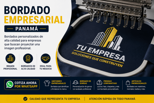 Bordado Empresarial en Panamá | Bordados Corporativos