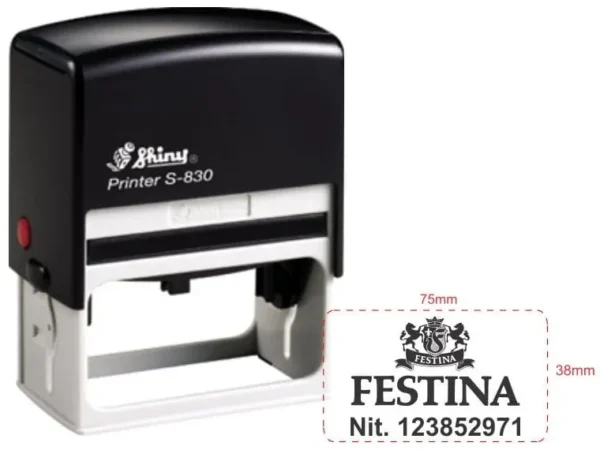 Sello Automático S-830 Personalizado en Panamá