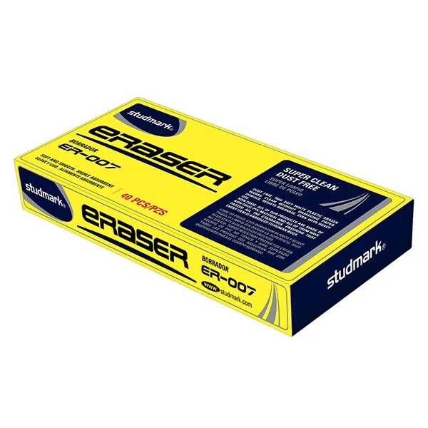 Borrador Blanco Soft Chico Caja de 40 Piezas | Panamá